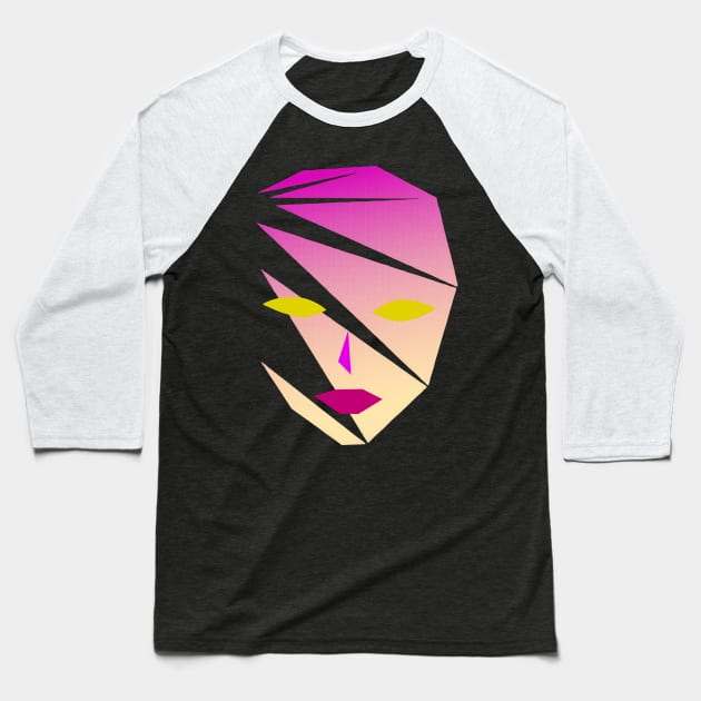 Blank banshee Colors Baseball T-Shirt by lindyss